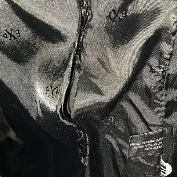 Black Full Length Tapered 100% Genuine Leather Vintage Women's Coat - Picture 7 of 7